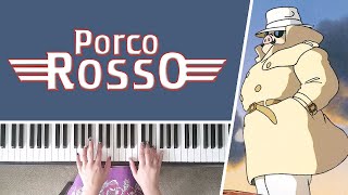 The Bygone Days  Porco Rosso STUDIO GHIBLI  PIANO COVER [upl. by Ahsal]