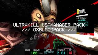 ULTRAKILL USTMANAGER Mod  OXBLOOD Music Pack Custom music for almost every level [upl. by Aneala]