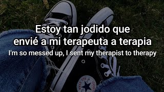 Alec Benjamin  I Sent My Therapist To Therapy  Letra español e inglés [upl. by Godber]