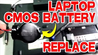 HP COMPAQ PRESARIO CQ60 HOW TO REPLACE CMOS BATTERY OF  PAANO PALITAN ANG CMOS BATTERY NG LAPTOP [upl. by Sema601]