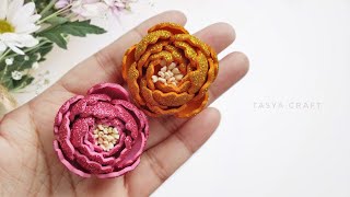 Foamiran Flower Making with Millinery Tools [upl. by Ynomrah]