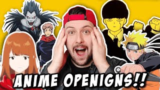 Music Producer Reacts to Anime Openings for THE FIRST TIME 4 [upl. by Kimmel]