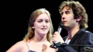 Josh Groban Answering Crowd QuestionsDuet With Sarah May 16th Dallas [upl. by Emmey602]