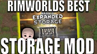 Rimworlds BEST Storage Mod  Rimworld 15 Mod Review [upl. by Carlye]