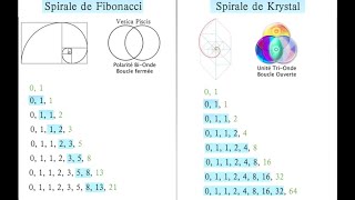 Fibonacci Spiral vs Krystal Spiral The Zero Point Organic Flower of Life or Flower of Death [upl. by Ilyk]