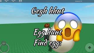 Roblox Egg Hunt 2019 LEAK very cool [upl. by Aikemit792]