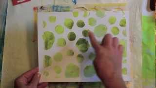 Gelli Arts Monoprinting Plate Tutorial [upl. by Yengac]