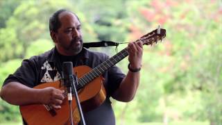 Kawika Kahiapo  East Side Slack Key HiSessionscom Acoustic Live [upl. by Atiugram324]