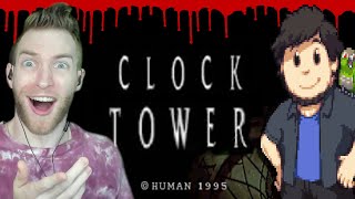 WHY CAN HE DO THAT Reacting to quotClock Towerquot  JonTron [upl. by Eimirej]