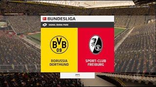 EA FC 24 Borussia Dortmund vs SC Freiburg Bundesliga [upl. by Kraska]