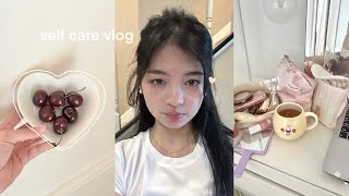 Self Care Vlog🧴 Complete Spa Day at Home Healthy Meals Pilates JetLagged Alex amp Hair Care [upl. by Asia]