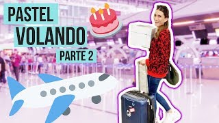 VIAJANDO CON UN PASTEL EN AVION PARTE 2  DANI FLOWERS [upl. by Ddat930]