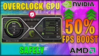 How to Safely Overclock your Nvidia amp AMD GPU for GAMING in 2023 [upl. by Earized525]