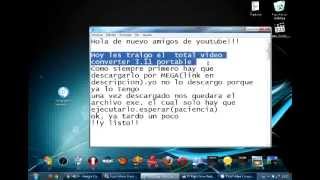 Descargar total video converter 311 portable por mega [upl. by Patin170]