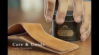 Applying Heavy Duty Wax for Your Vegetable Tanned Leather Goods [upl. by Vere]