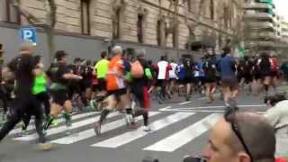 Mitja Marató Barcelona 1622014 [upl. by Alebasi341]