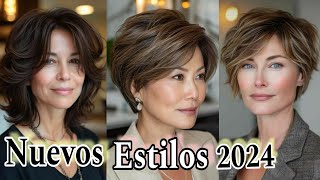 ✂️CABELLO DE MODA TENDENCIAS 2024 NUEVOS Cortes FEMENINOS con ESTILO 💇‍♀️PixieBobMixieBixie [upl. by Ailicec]