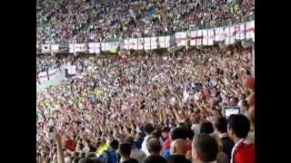 Euro 2012  England fans vs Italy  God save the queen [upl. by Annairol781]