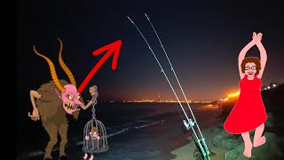 playa de Montgat nord pesca surfcasting dorada de 3 kg 19122023 [upl. by Yddub]