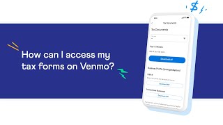 Venmo Help Center How can I access my tax forms on Venmo [upl. by Ardnohsed]