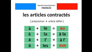 🇫🇷 Les articles contractés  🇪🇸 Los artículos contractos [upl. by Sylvia408]