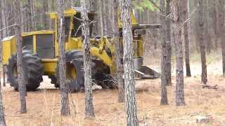 Logging operation in west central Georgia [upl. by Haggi]