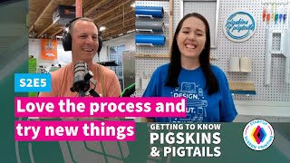 Learning to love the process and try new things with Jennifer Sanderson of pigskinsandpigtails [upl. by Venita]