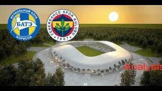 BATE Borisov  Fenerbahce Istanbul 00  EL 116 Final 2nd Round  02142013  analysis [upl. by Brozak]