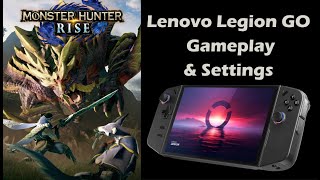 Monster Hunter Rise Lenovo Legion GO Gameplay [upl. by Oreves]