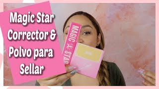 Jeffree Star Cosmetics Magic Star Corrector y Polvo Suelto Reseña [upl. by Tteve]