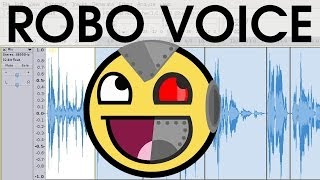 DIY Vocoder Robotic Computer Voice Effect EASY SHORT Audacity Tutorial [upl. by Iaverne]