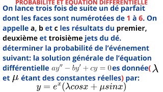 PROBABILITE ET EQUATION DIFFERENTIELLE [upl. by Narf]