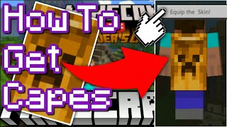 How To Get Every Cape In Minecraft Bedrock  2023 [upl. by Ardnuhsal979]