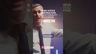 Home Office immigration and nationality fees 4 October 2023 ukimmigrationfee ukvisafee ukvisa [upl. by Ellertal]