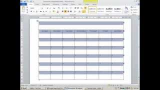 How to Create and Customize Calendar in MS Word [upl. by Gereld]