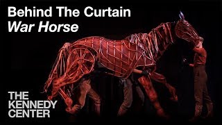 Behind the Curtain War Horse  Joey the Horse [upl. by Colvert]