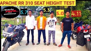 Apache Rr 310 Seat Height test 2025  ​⁠Sanjaybhaivlog302 [upl. by Elledoj893]