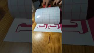 ASMR Satisfying Vinyl Decal Car Sticker Printing Love Logo With Inkscape amp Pixmax Vinyl Cutter [upl. by Comfort840]