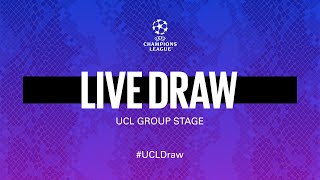 LIVE STREAMING  202122 UEFA CHAMPIONS LEAGUE DRAW 🔮⚫🔵 SUB ENG [upl. by Demahum]