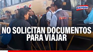 🔴🔵SJM Terminal de Atocongo sin extranjeros pero venden pasajes sin solicitar documentos [upl. by Charissa]