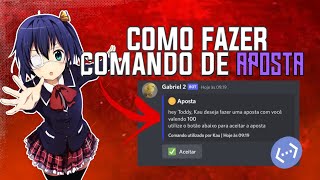 Como criar comando de aposta  Bot Designer for Discord [upl. by Finstad]