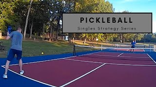 Pickleball Singles Strategy  Net Control  Anticipation [upl. by Redle310]