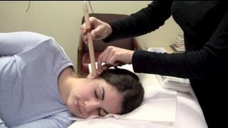 Do Ear Candles Remove Earwax Fact or Fiction Ear Candling [upl. by Meehyr75]