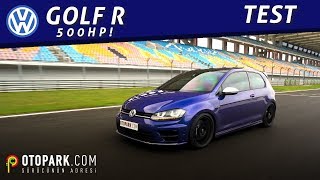 VW Golf R 500hp  230kmh ile KOPTUK   0100 kmh 36sn  TEST English Subtitled [upl. by Hulen]