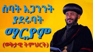 በማርያም ላይ ያደሩ ሰባት አጋንንት  ብፁዕ አቡነ ኤርምያስ  ሰሜን ወሎ ሀገረ ስብከት [upl. by Wiltshire411]