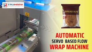 Automatic Servo Based Flow Wrap Machine [upl. by Neiluj983]