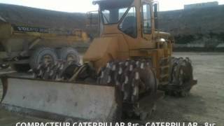 Compacteur à pieds de mouton CATERPILLAR 815 [upl. by Iralav713]