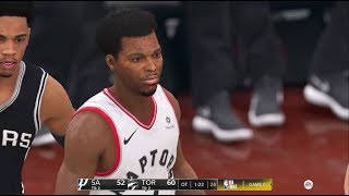 NBA Live 19  Raptors vs Spurs Highlights  Full version of the game on XBOX One EA ACCESS [upl. by Isleana]