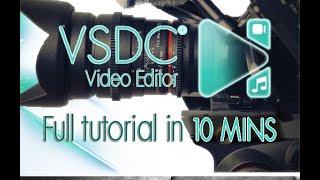 VSDC Video Editor  Tutorial for Beginners in 10 MINUTES [upl. by Noiram681]