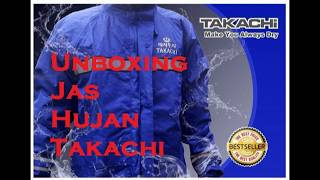 unboxing  Review Jas Hujan TAKACHI  Tips memilih jas hujan [upl. by Anaele205]